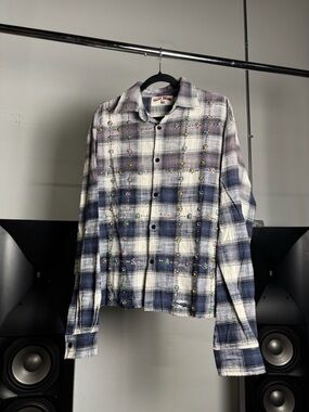 Vale Forever Sky Gems Flannel Long Sleeve Shirt